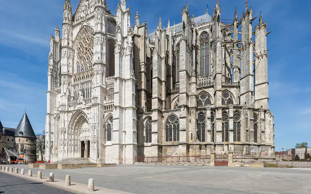 Vue d’architecture locale à Beauvais, dans l’Oise