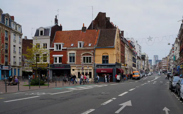 Vue d’architecture locale à Lille, dans le Nord